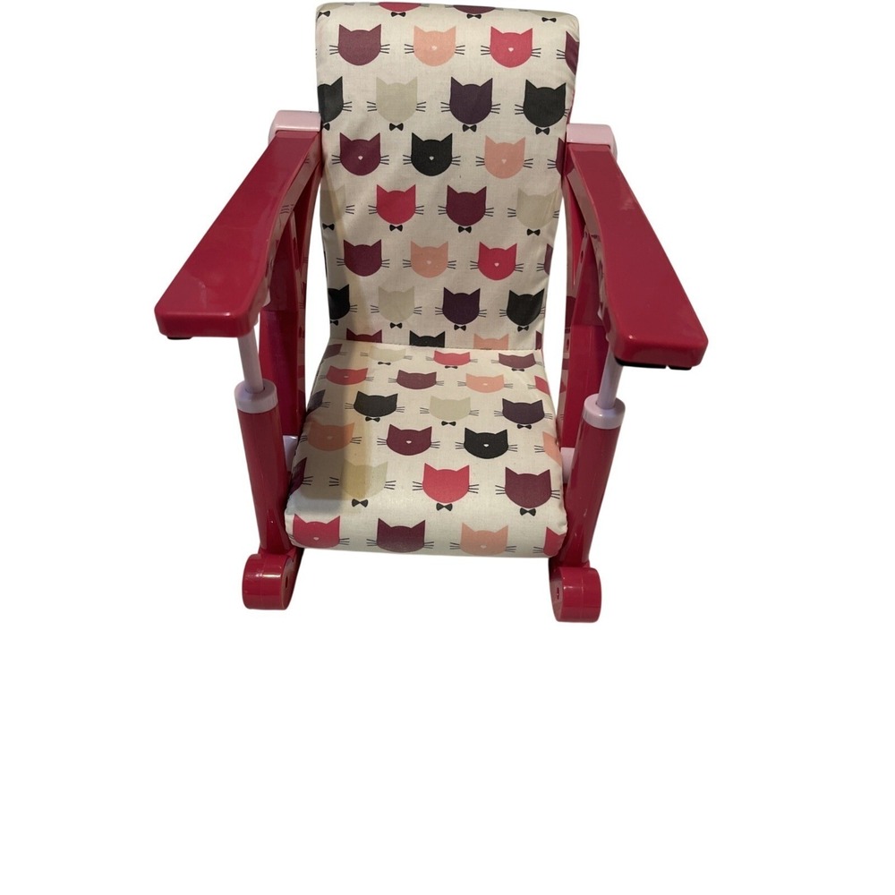 Our Generation Doll Booster Seat 18" Clip On Table Chair American Girl Type Cats